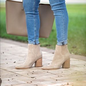 Marc Fisher Alva Suede Ankle Boot